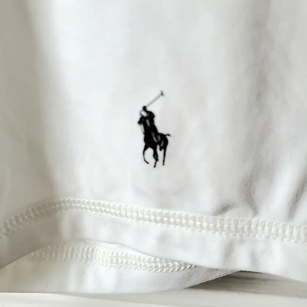Men Polo Sport Boxer Brief White S Essential Stretch Elevated Basic Classic NEW